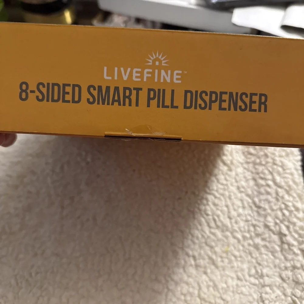 LiveFine Automatic Pill Dispenser 28-Day Locking Medication Organizer Complete